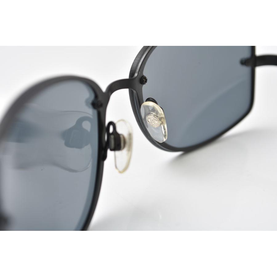 【美品 希少】 CHANEL シャネル ラインストーン ブラック サングラス CHANEL（シャネル） サングラス/アイウェア CHANEL 4123-B ブラック