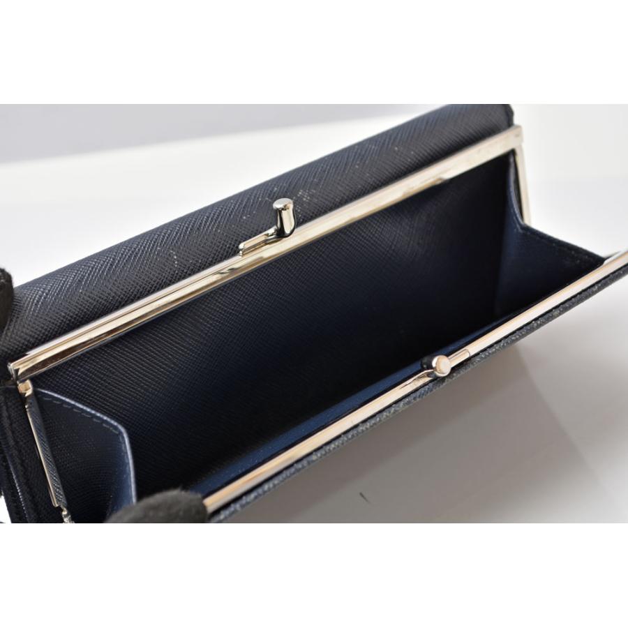 PRADA（プラダ） 財布/がま口/長財布 サフィアーノ トライアングル