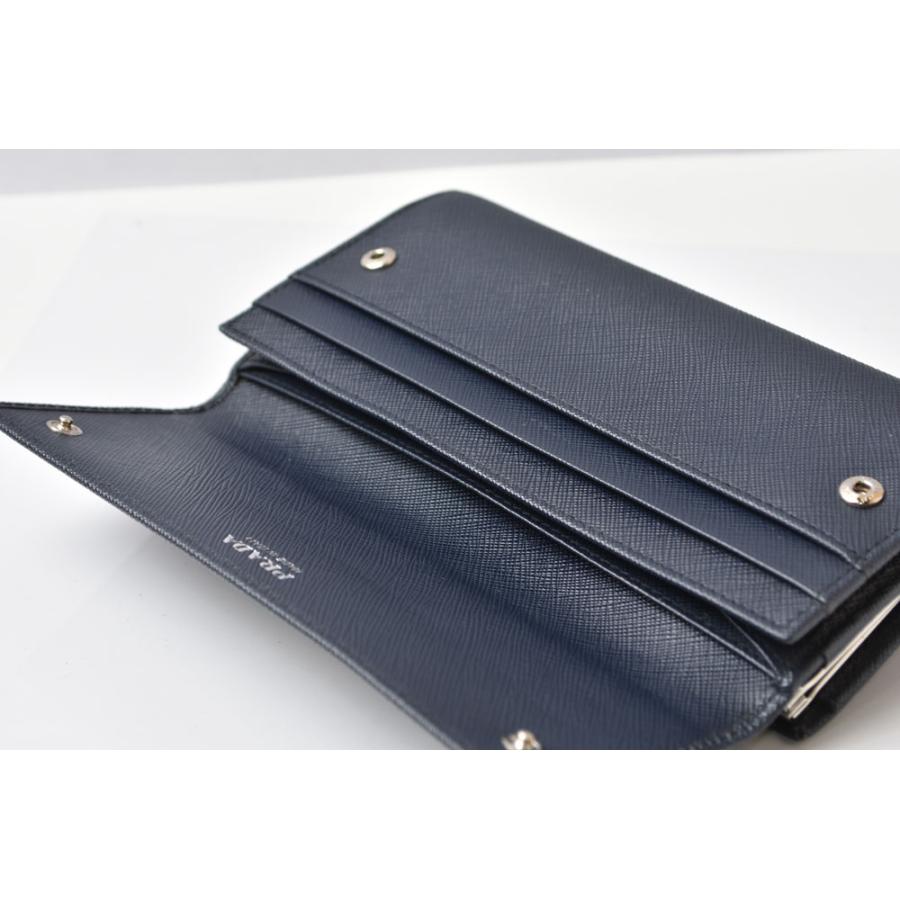 PRADA（プラダ） 財布/がま口/長財布 サフィアーノ トライアングル