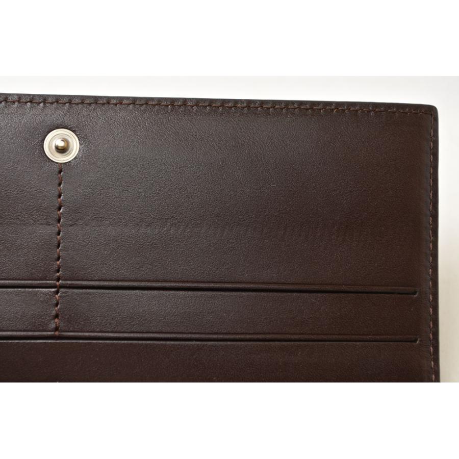LOEWE（ロエベ） 財布 アナグラム 2つ折り/長財布 PVC/レザー ブラウン