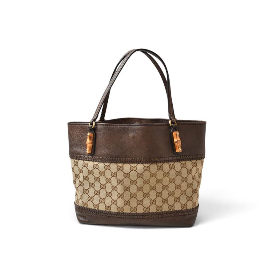 GUCCI（グッチ） トートバッグ バンブー 353125 GGキャンバス レザー