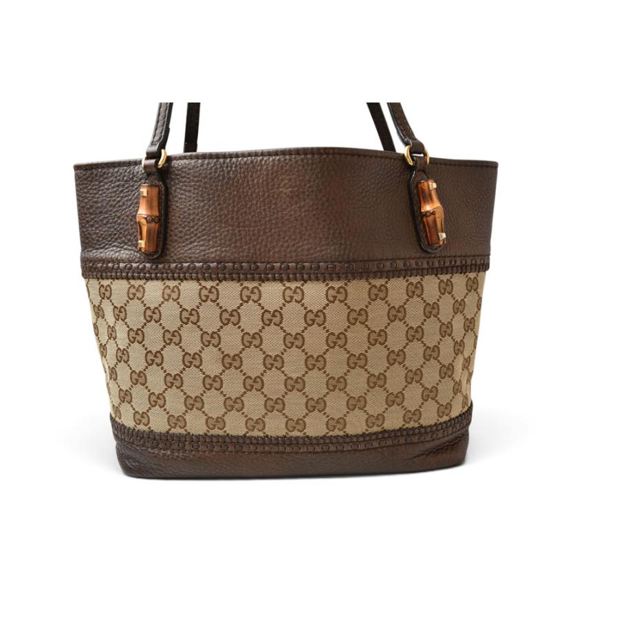 GUCCI（グッチ） トートバッグ バンブー 353125 GGキャンバス レザー