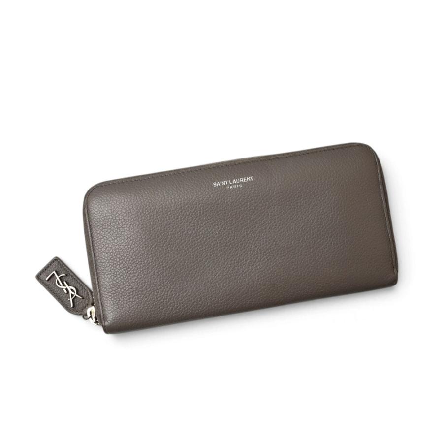 【Saint Laurent】長財布 グレージュ Yves Saint Laurent（イヴ・サンローラン） サンローラン パリ 財布