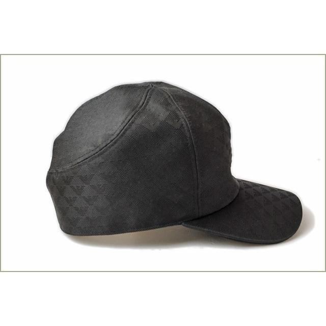 エンポリオアルマーニ キャップ/帽子 EMPORIO ARMANI メンズ ベースボールキャップ ブラック/ロゴ 627766 6A507