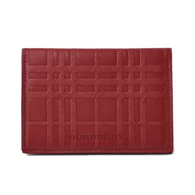 バーバリー カードケース/名刺入れ/パスケース BURBERRY レザー チェック/ダークレッド :bur-20-002:Import shop P.I.T. - 通販 - Yahoo!ショッピング バーバリー カードケース/名刺入れ/パスケース BURBERRY レザー チェック/ダークレッド :bur-20-002:Import shop P.I.T. - 通販 - Yahoo!ショッピング