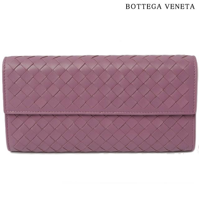 ボッテガ ヴェネタ 財布 BOTTEGA VENETA 長財布/コンチネンタルウォレット イントレチャート ナッパ ライトパープル