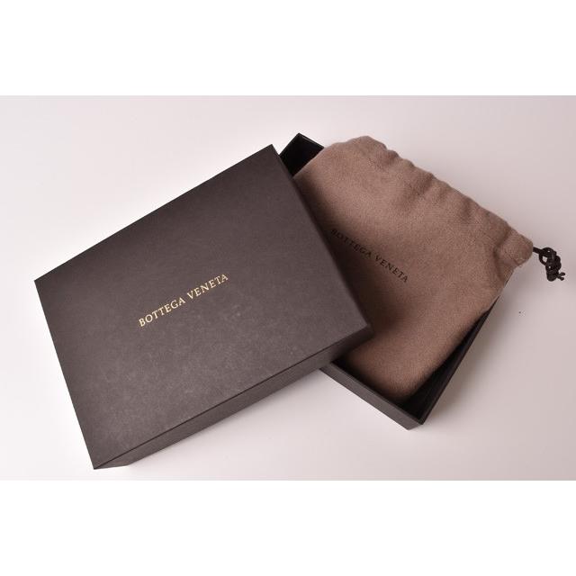 値下げ　ボッテガヴェネタ　イントレチャート　折財布　ブラウン BOTTEGA VENETA ボッテガヴェネタ 2つ折財布 ブラウン イントレ