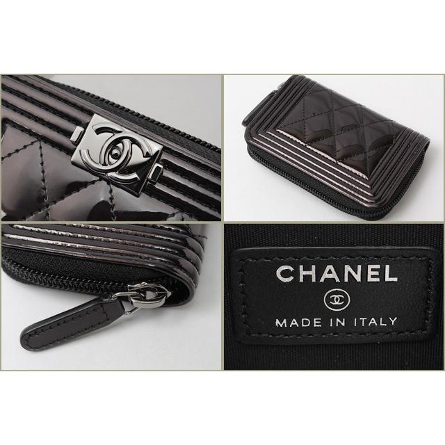 CHANEL シャネル コインケース/カードケース A80748 ボーイシャネル 
