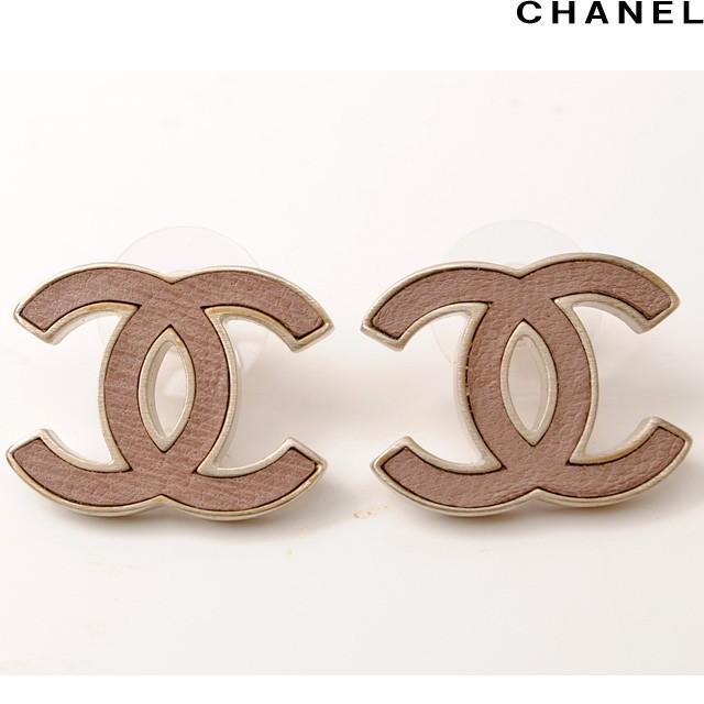 シャネル ピアス CHANEL ココマーク ピンクベージュ/ヴィンテージ