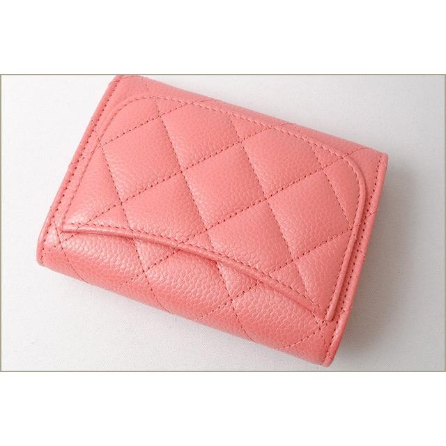キャビアスキン シャネル コインケース/カードケース CHANEL ミニ