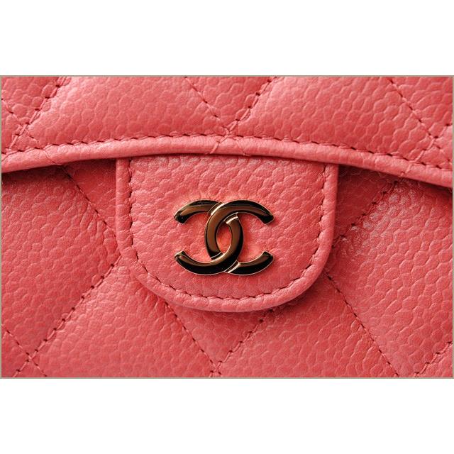 キャビアスキン シャネル コインケース/カードケース CHANEL ミニ