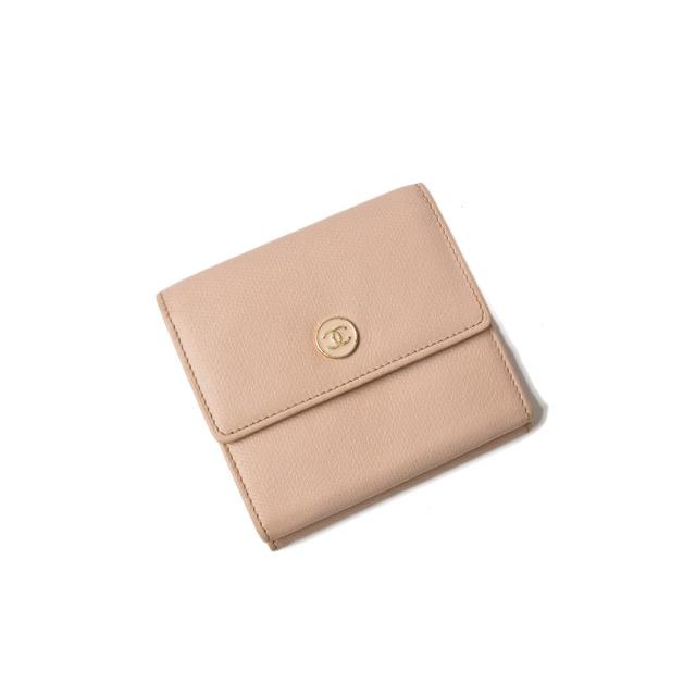 キャビアスキン シャネル 折財布/ダブルホック CHANEL 財布 キャビアスキン シャネル 折財布/ダブルホック CHANEL 財布