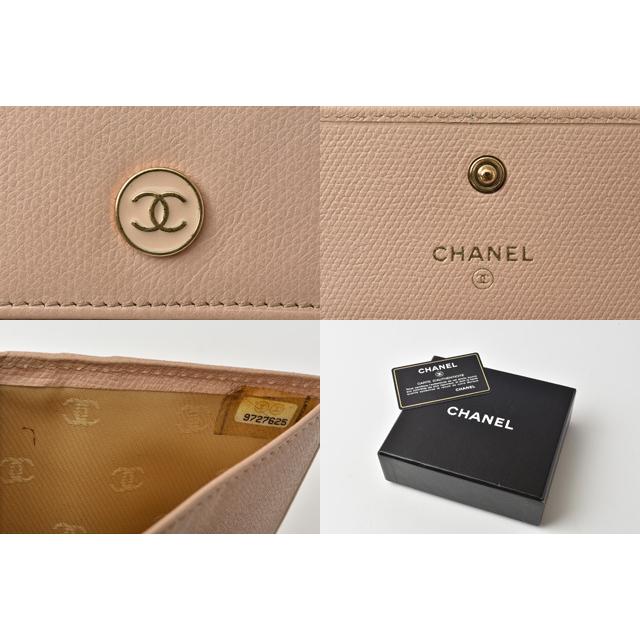 キャビアスキン シャネル 折財布/ダブルホック CHANEL 財布 キャビアスキン シャネル 折財布/ダブルホック CHANEL 財布