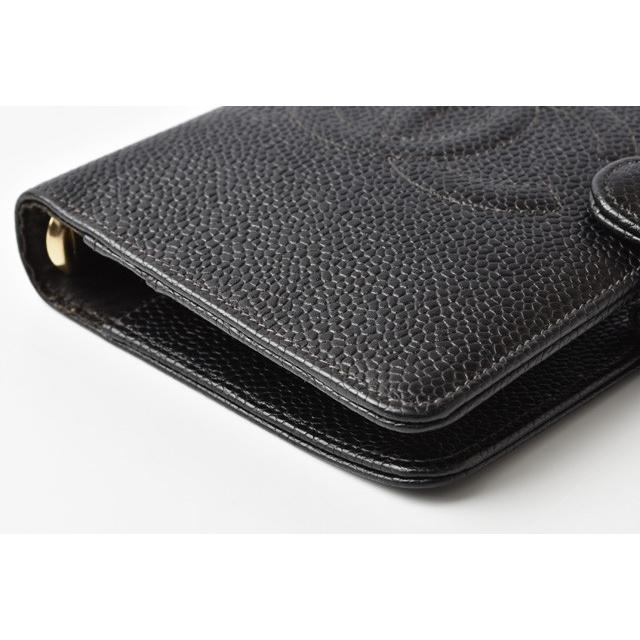 シャネル システム手帳カバー アジェンダpm ヴィンテージ Chanel ココマーク キャビアスキン ブラック C M 0210 2 Import Shop P I T 通販 Yahoo ショッピング