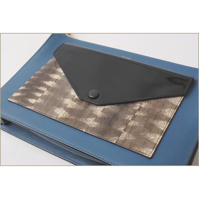 CELINE（セリーヌ） ショルダーバッグ/チェーンショルダー ブルー