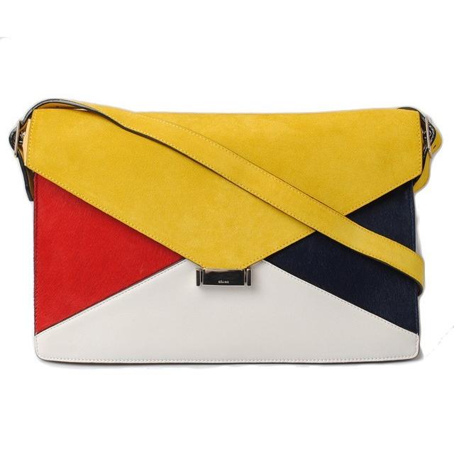 CELINE セリーヌ ショルダーバッグ/クラッチバッグ 2way 171953 Yellow 
