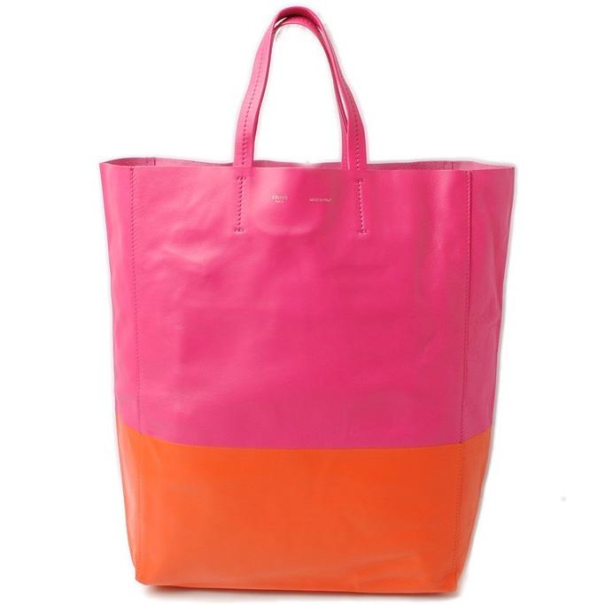 CELINE セリーヌ トートバッグ/カバス BI-CABAS カーフ バイカラー  