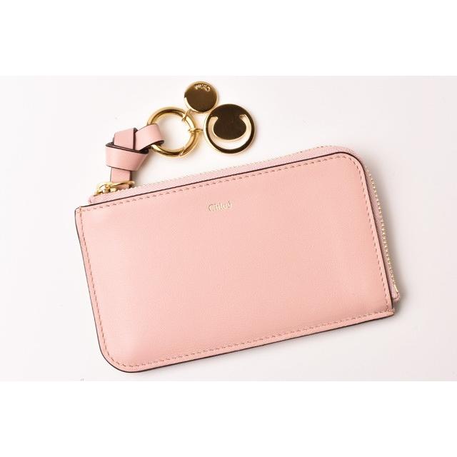 未使用品　Chloe クロエ　小銭入れ　ケース　ポーチ　サーモンピンク Chloe クロエ コインケース/カードケース ポーチ Alphabet