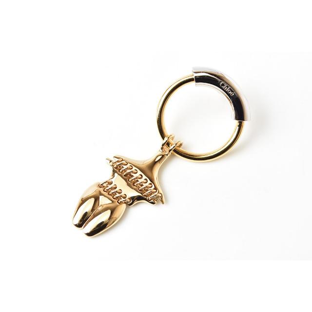 クロエ ピアス 片耳用 chloe アクセサリー ゴールド/シルバー FE20CB7 リング/チャーム爆買の画像