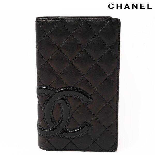 シャネル CHANEL 長財布 A26717 カンボンライン　メタリック/ブラック爆買の画像