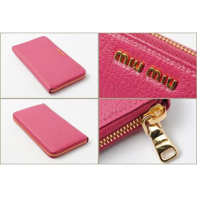 miu ミュウミュウ 財布 miumiu 長財布 ラウンドファスナー式 miu ミュウミュウ 財布 miumiu 長財布 ラウンドファスナー式