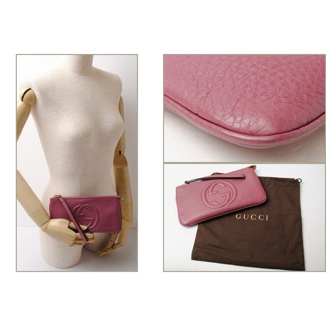 ダブルG グッチ ミニクラッチバッグ/ポーチ/スマホポーチ GUCCI 