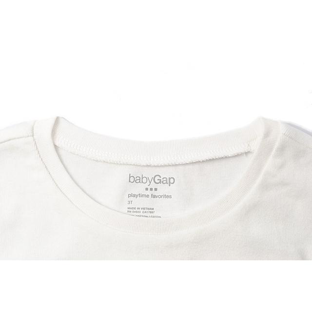 Gap ギャップ Tシャツ トップス キッズ 女の子 出産祝い Babygap Kids ロゴ ホワイト Gap Import Shop P I T 通販 Yahoo ショッピング