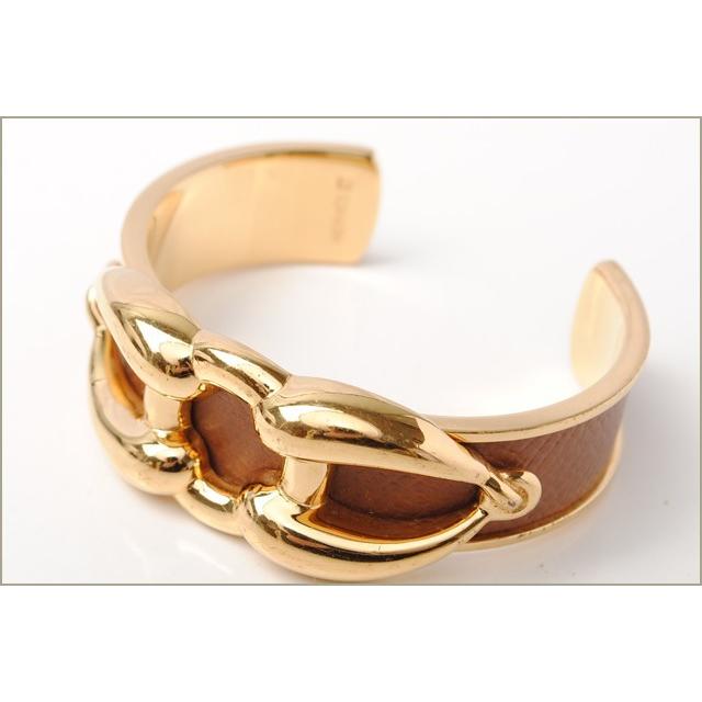 HERMES（エルメス） バングル/ブレスレット リザード ライトブラウン系