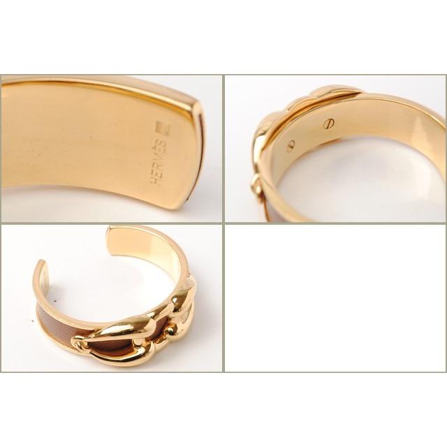 HERMES（エルメス） バングル/ブレスレット リザード ライトブラウン系