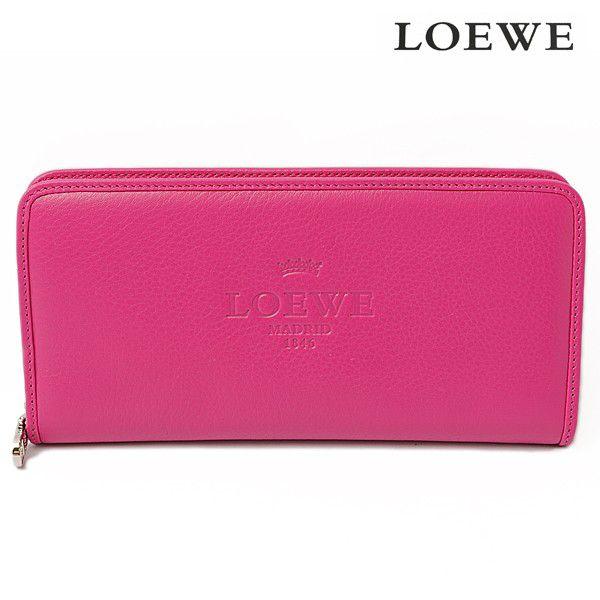 ロエベ 長財布 LOEWE ラウンドファスナー式　ヘリテージ　CREAM MAGENTA/クリーム マジェンタ 176.79.F13｜brand-pit｜02