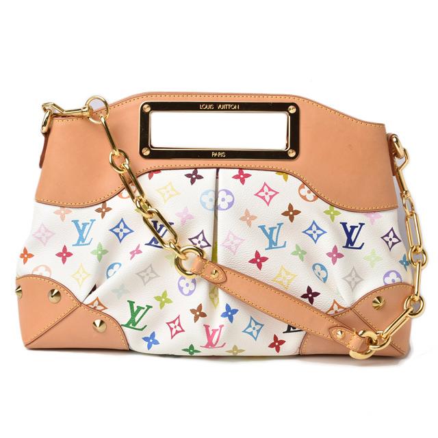 ルイヴィトン ハンドバッグ/ショルダーバッグ LOUIS VUITTON モノグラム マルチカラー ジュディMM ブロン/ホワイト M40255｜brand-pit