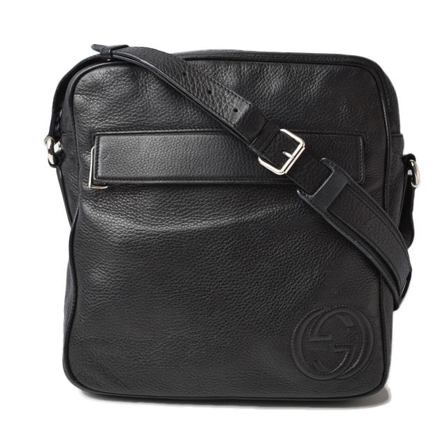 GG グッチ ショルダーバッグ/ボディバッグ メンズ GUCCI ソフトレザー