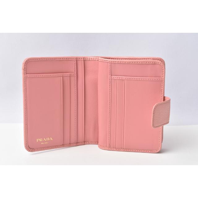 ＜新品＞PRADA 1ML018 VITELLO MOVE 折り財布★ PRADA（プラダ） 財布 折財布 1ML018 VITELLO MOVE/レザー PETALO