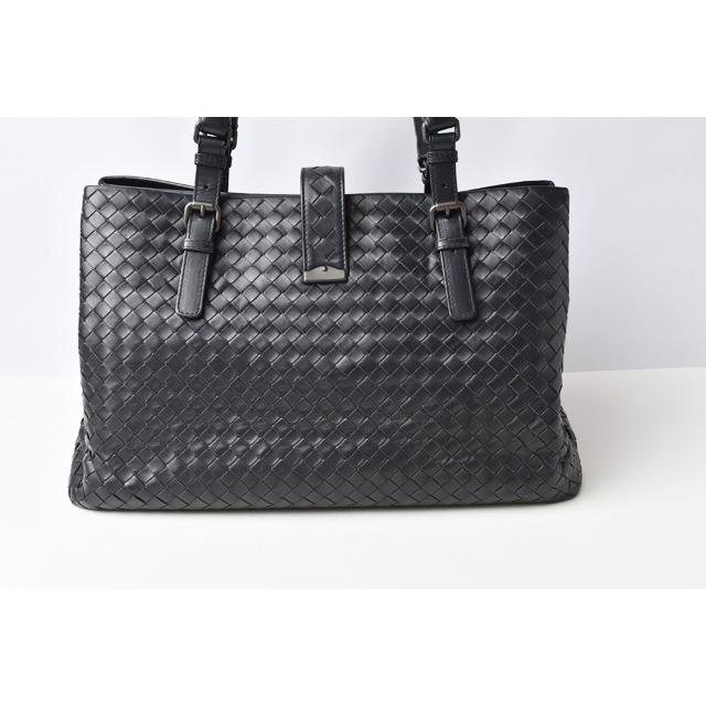 ボッテガ ヴェネタ トートバッグ/ローマバッグ BOTTEGA VENETA イントレチャート レザー ダークネイビー 171265｜brand-pit｜04