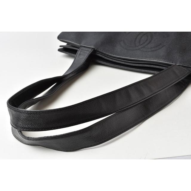 シャネル ショルダーバッグ/トートバッグ A4 CHANEL ココマーク キャビアスキン ブラック爆買の画像