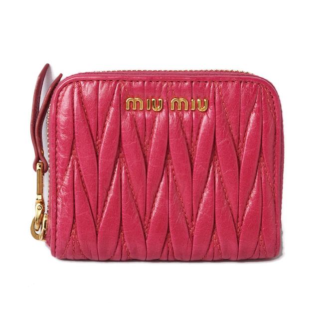 ミュウミュウ コインケース/カードケース miumiu 財布 5M0268 マテラッセ FUXIA/フクシア アウトレット :  m2205-25-miu : Import shop P.I.T. - 通販 - Yahoo!ショッピング