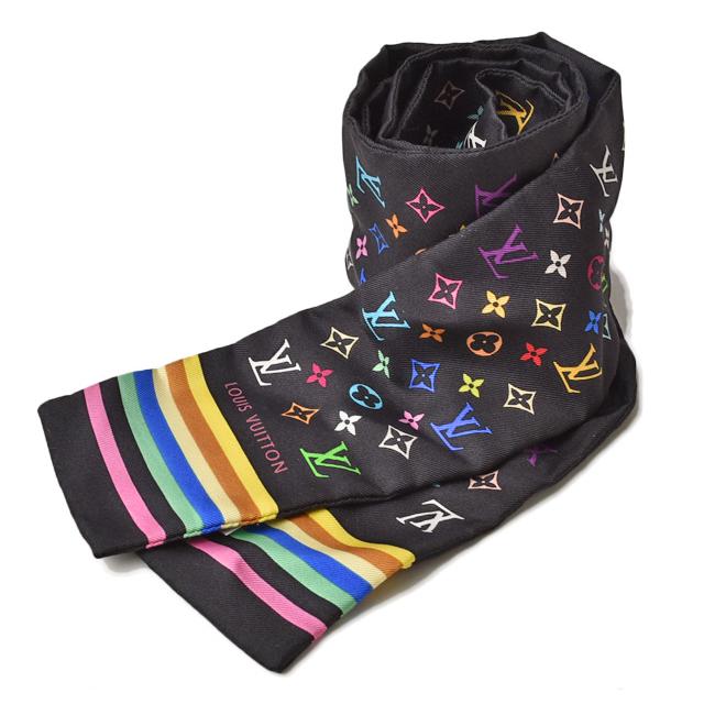 LOUIS VUITTON ルイヴィトン ツイリースカーフ マルチカラー LOUIS VUITTON ルイヴィトン ツイリースカーフ マルチカラー
