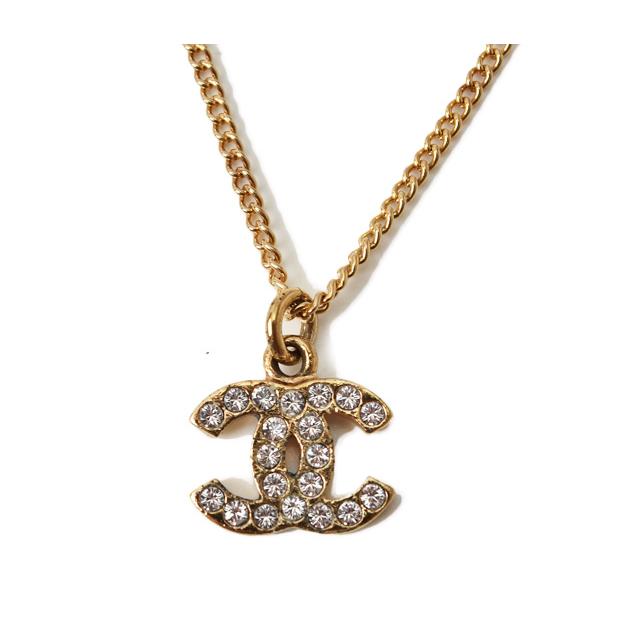 シャネル ネックレス/ペンダント CHANEL ココマーク/CC ラインストーン