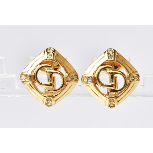 ✨Dior✨ディオール✨CD✨丸型✨ゴールド✨ヴィンテージ✨イヤリング✨ Christian Dior（クリスチャン・ディオール） イヤリング ヴィンテージ
