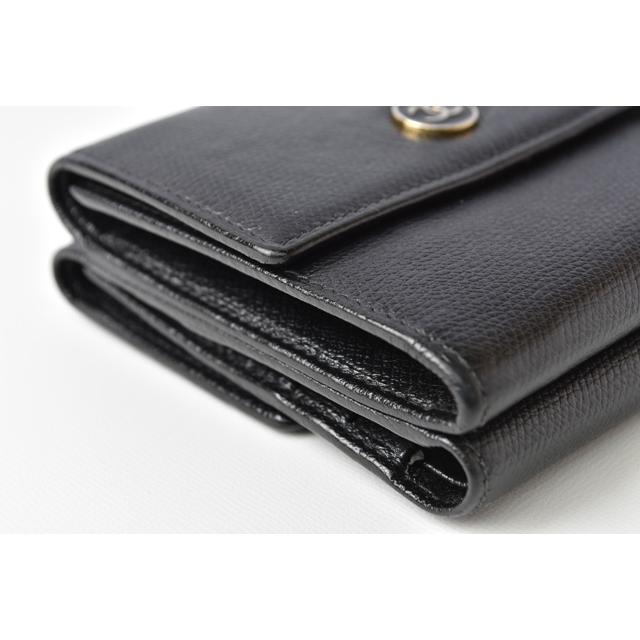 シャネル 財布 CHANEL 二つ折/折財布 A20902 ダブルホック ココマーク ブラック爆買の画像