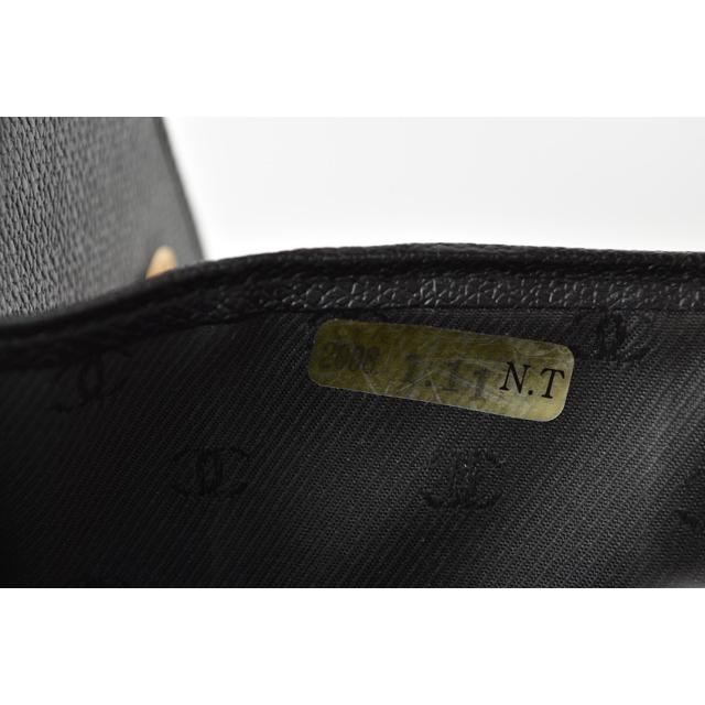 シャネル 財布 CHANEL 二つ折/折財布 A20902 ダブルホック ココマーク ブラック爆買の画像