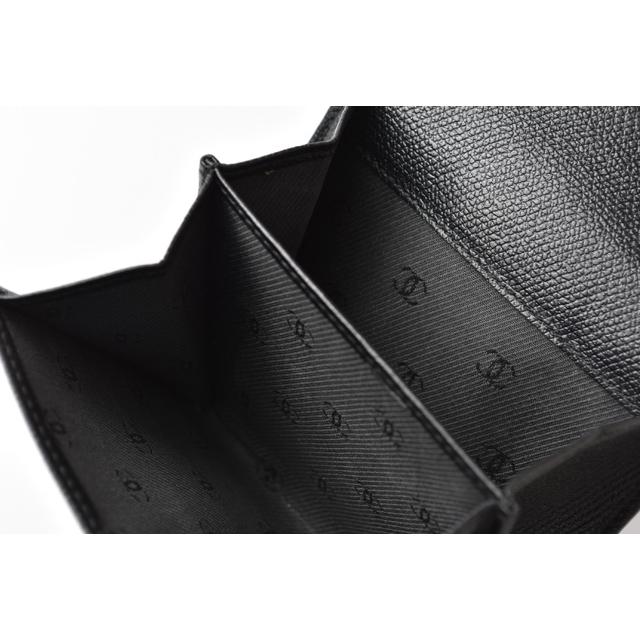 シャネル 財布 CHANEL 二つ折/折財布 A20902 ダブルホック ココマーク ブラック爆買の画像