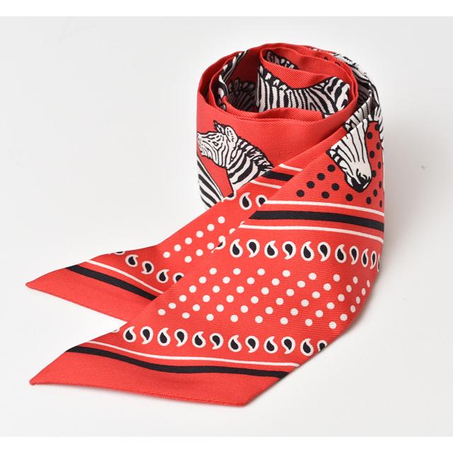 HERMES（エルメス） 未使用 ツイリー スカーフ シルクツイル ジブラ