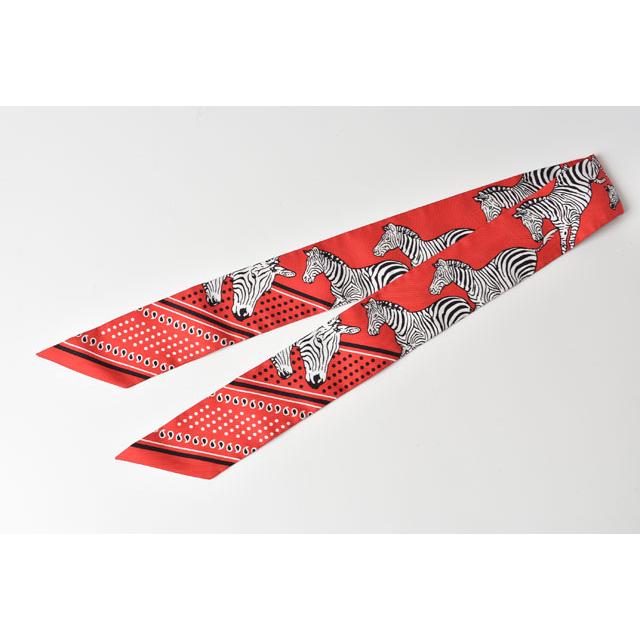 HERMES（エルメス） 未使用 ツイリー スカーフ シルクツイル ジブラ