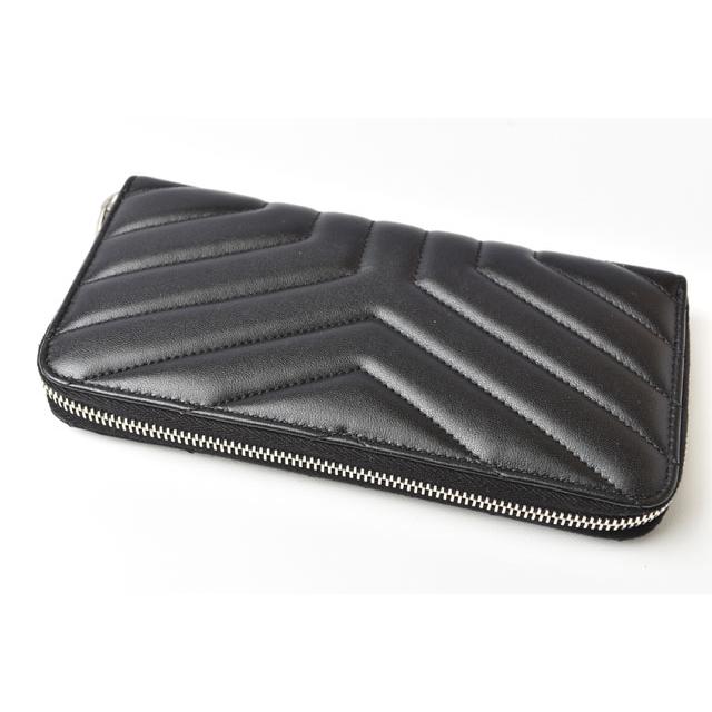 SAINT LAURENT サンローランパリ 財布 PARIS 長財布 レザー/ブラック