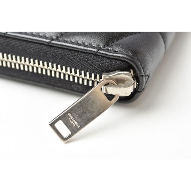 SAINT LAURENT サンローランパリ 財布 PARIS 長財布 レザー/ブラック