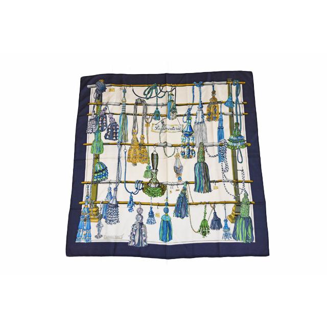 HERMES エルメス スカーフ カレ90 シルクツイル Pasementerie HERMES エルメス スカーフ カレ90 シルクツイル Pasementerie