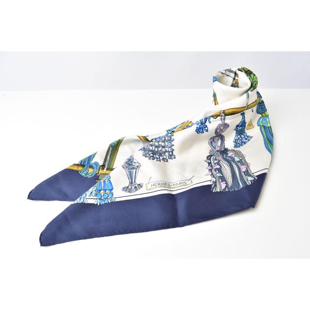 HERMES エルメス スカーフ カレ90 シルクツイル Pasementerie HERMES エルメス スカーフ カレ90 シルクツイル Pasementerie