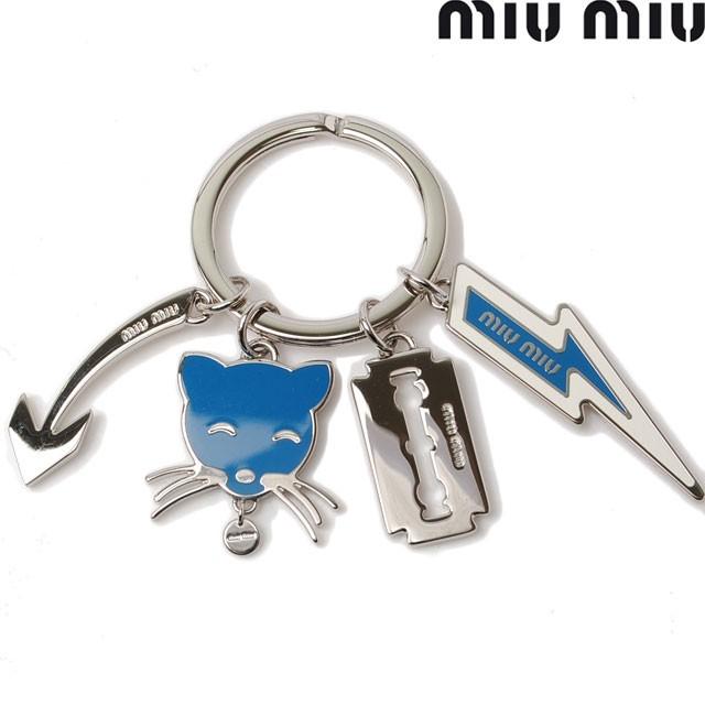 miu ミュウミュウ キーリング/キーホルダー miumiu キャットモチーフ 5AP703 MAREA/ブルー シルバー金具 : Import shop P.I.T. - 通販 - Yahoo!ショッピング miu ミュウミュウ キーリング/キーホルダー miumiu キャットモチーフ 5AP703 MAREA/ブルー シルバー金具 : Import shop P.I.T. - 通販 - Yahoo!ショッピング