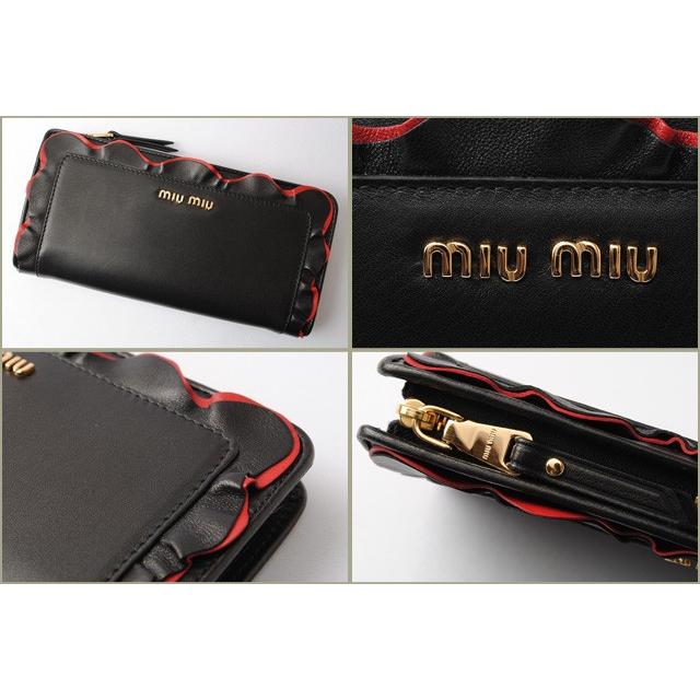miumiu お財布 miu miu（ミュウミュウ） 財布 長財布/L字ファスナー 5ML010 NAPPA